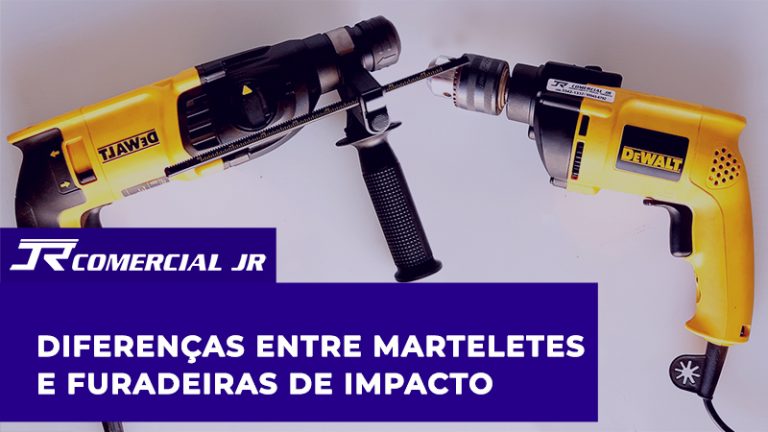 Conheça as diferenças entre Marteletes e Furadeiras de Impacto